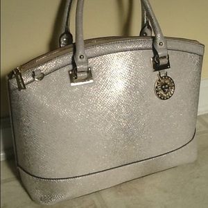 White Iridescent Satchel